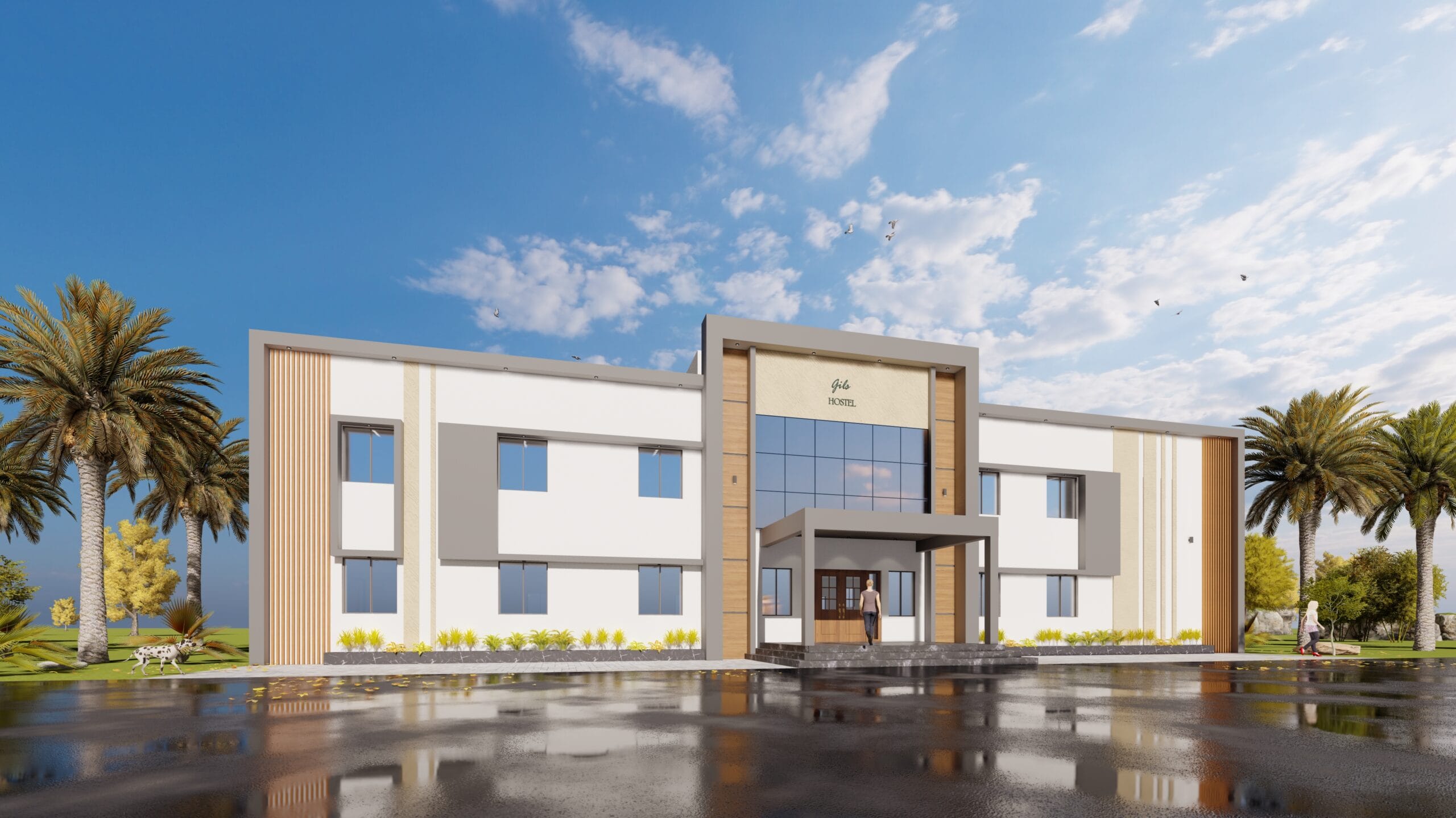 GIRLS HOSTEL BLOCK _VIEW 02